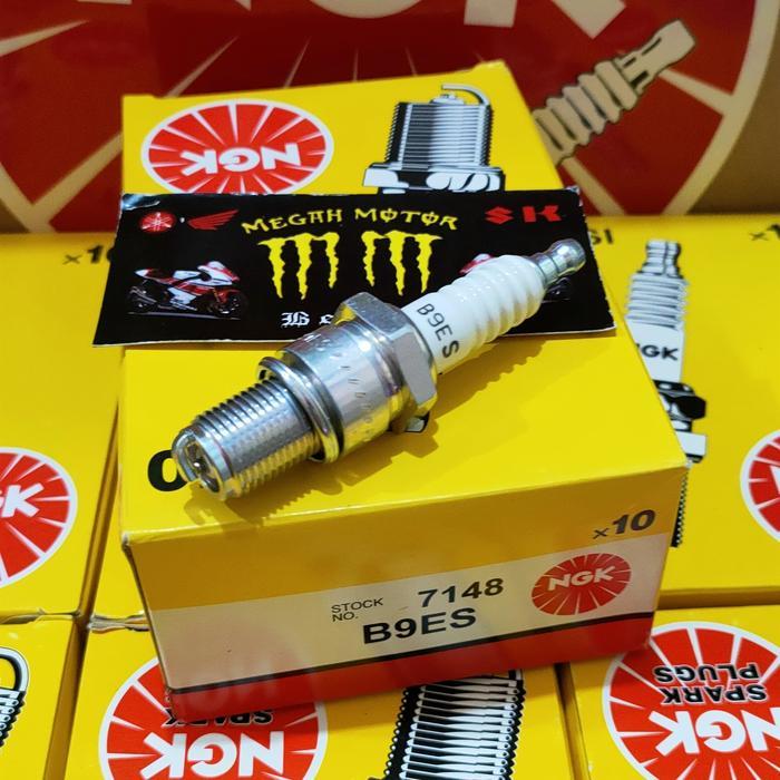 Busi NGK B9ES Busi Tipe Dingin Kawasaki Ninja R. Ninja SS. Ninja RR. Atau Semua Ninja 2-Tak NSR Orig