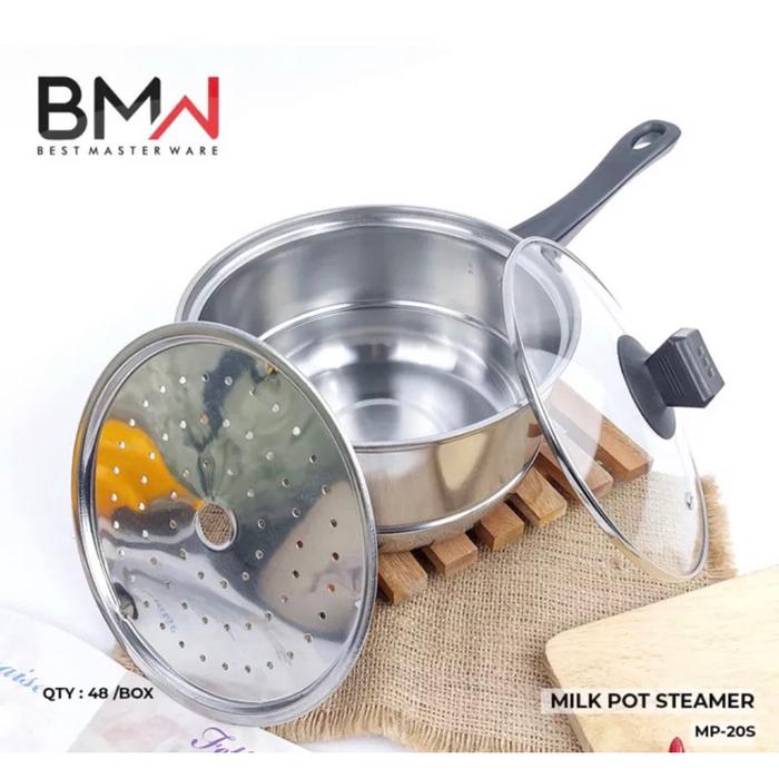 Panci Susu BMW Milk Pot Saringan Steamer Premium High Quality