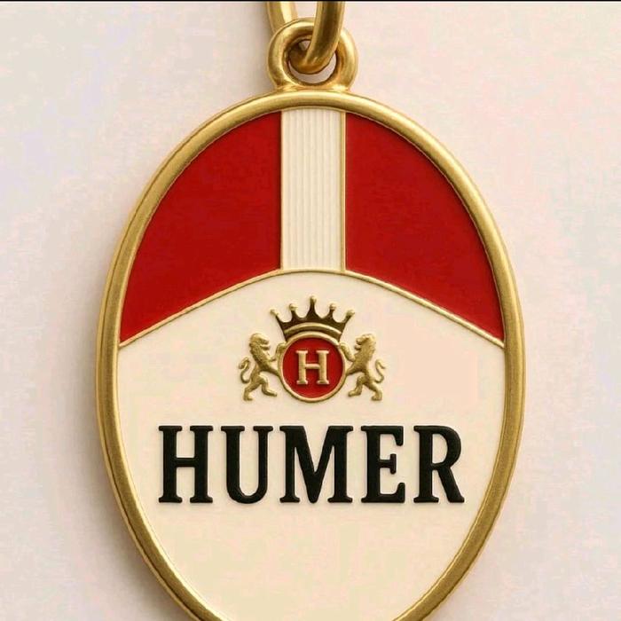 Kalung MP HUMER dengan Desain Elegan dan Warna Merah Putih