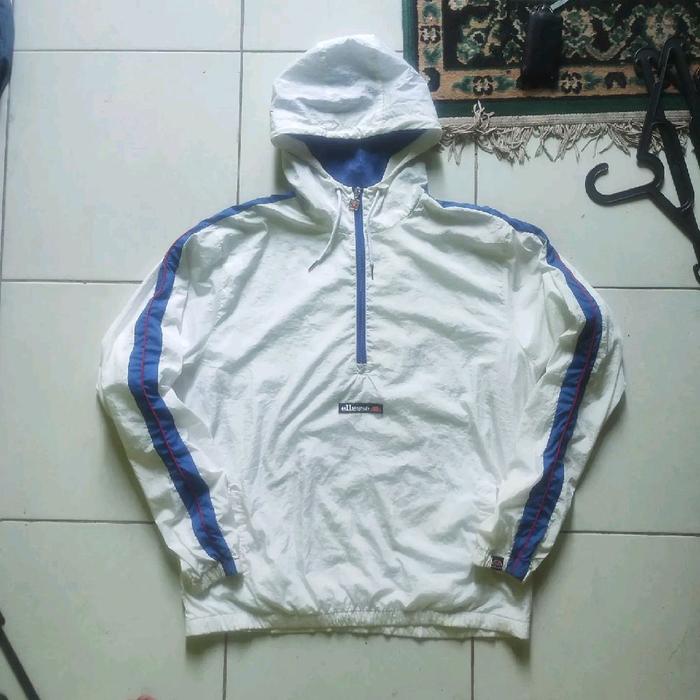 ellesse windbreaker halfzip nylon jacket