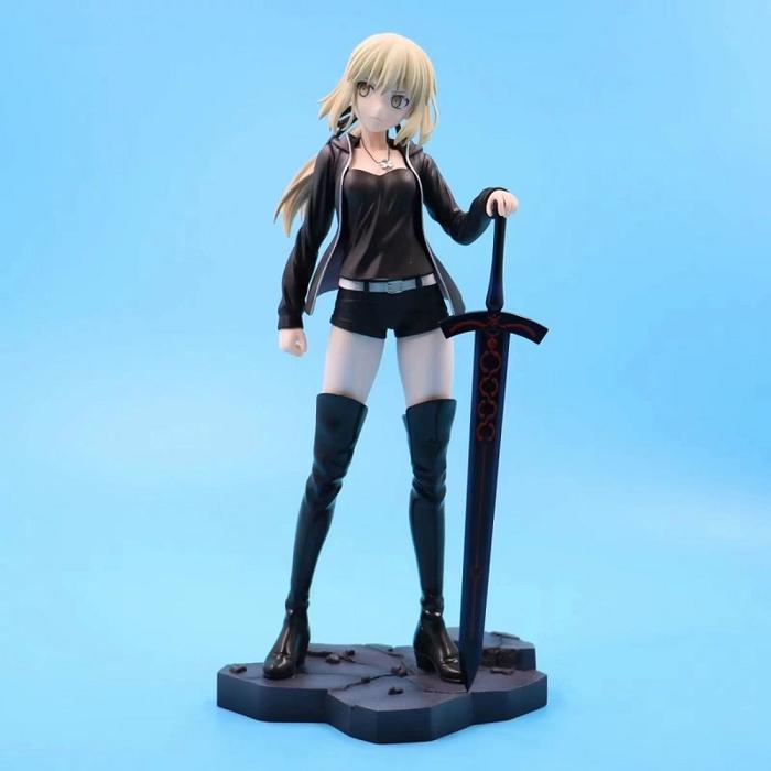 24CM Fate Stay Night Grand Order Anime Figure Artoria Pendragon Saber