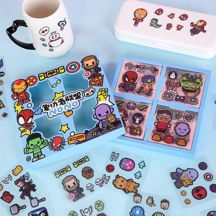 [READY] Aimilo Stiker 200 Lembar 1 Box Sticker Momo Stiker 100 Lembar