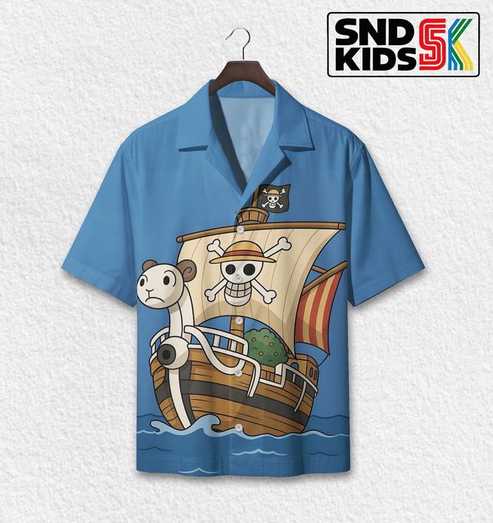 SND Kemeja Anime One Piece Going Merry Ship | SS-going
