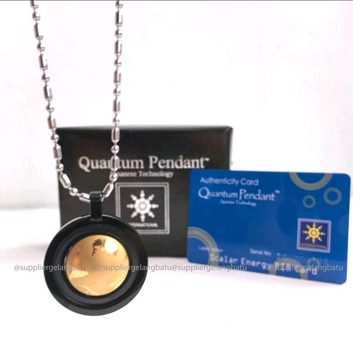 Kalung Titanium Kesehatan Quantum Pendant Mci Laki-Laki & Perenpuan Oryginal Batu Liontin Perhiasan 