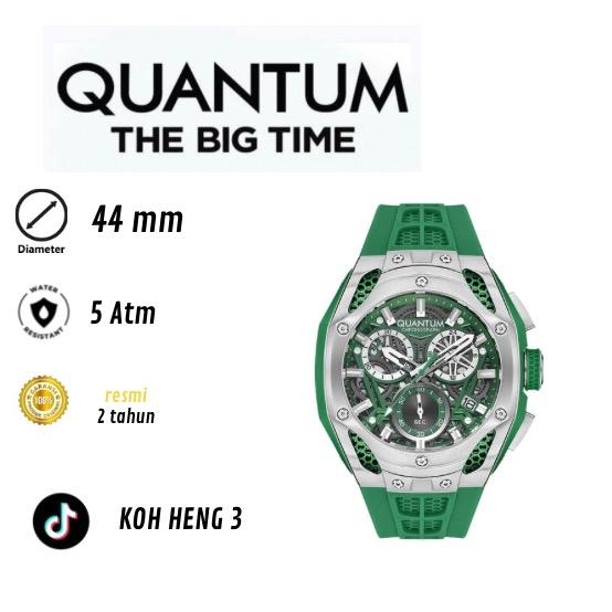 Quantum The Big Time Koh Heng 3 Jam Tangan Pria 44 mm Tahan Air 5 Atm Garansi Resmi 2 Tahun