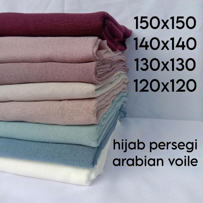 150x150 voal arabian premium syari jumbo Hijab jilbab segiempat