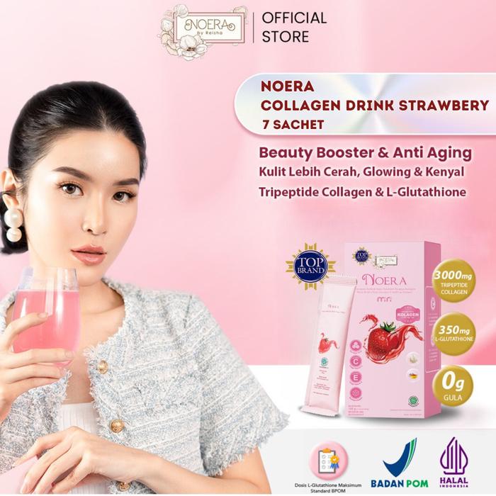 MINI NOERA COLLAGEN DRINK - TRAVEL SIZE | MINUMAN PENCERAH KULIT WITH L-GLUTATHIONE | COLLAGEN BEAUT