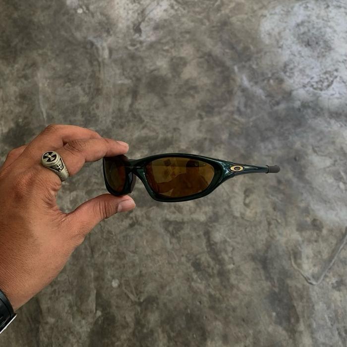 Vtg 2000 Oakley XX twenty emerald green (gold iridium)
