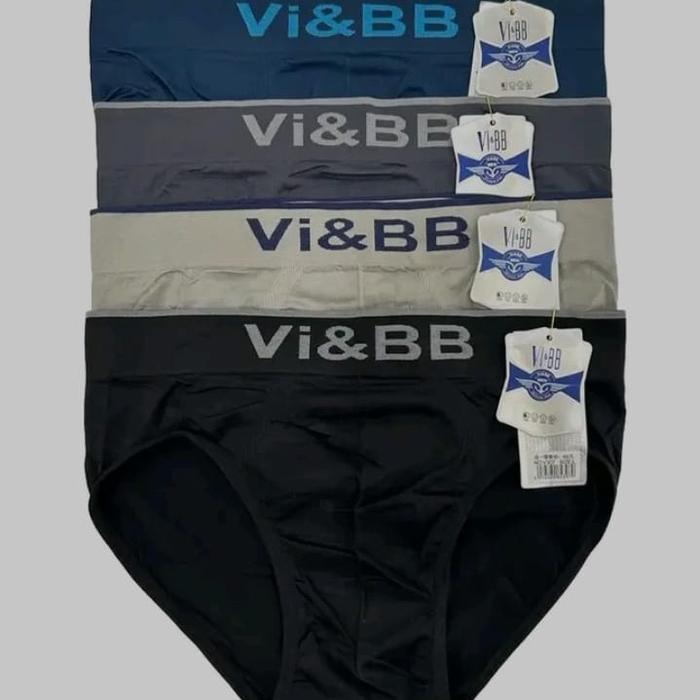 Promo ( Isi 6 / 3 Pcs ) Celana Dala Pria Segitiga VI BB Seamles Rajut / CD Premium Pria Dewasa Bahan