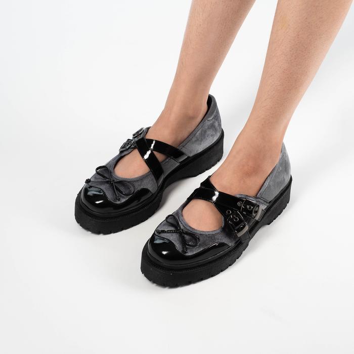 CEKHAS - Jisoo Blueish Grey Shoes Wanita GIRL CRUSH Collection