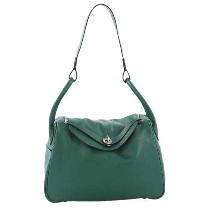 Tas 26Hermes Lindy26 Warna Hijau Tua Premium Selempang Wanita
