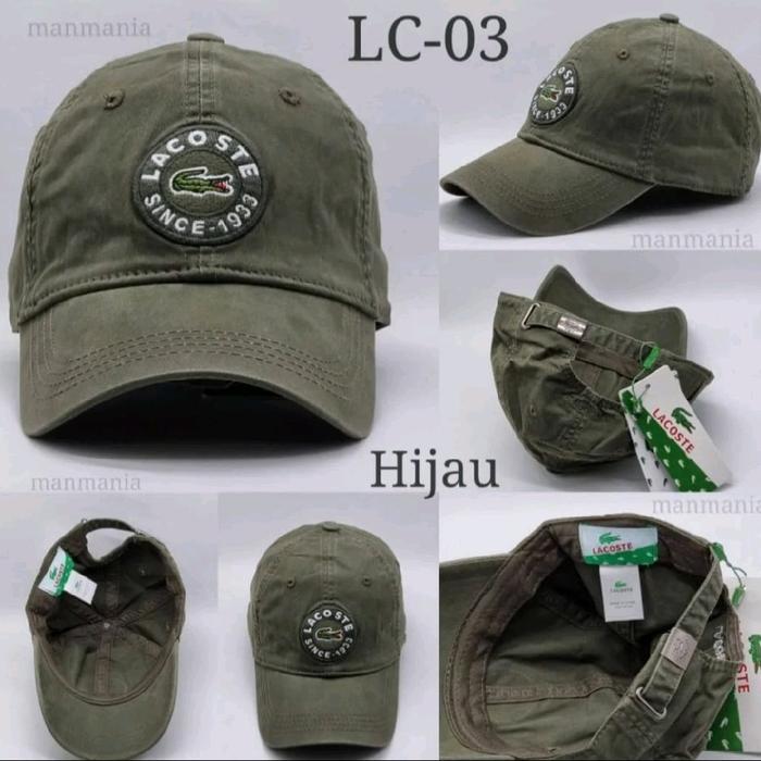 Topi baseball import logo buaya