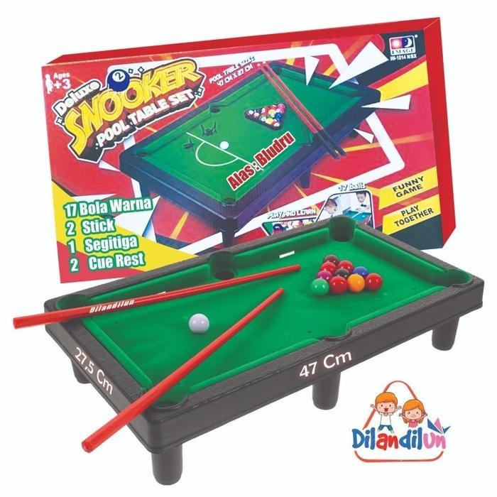 meja billiard mini billiard portable meja billiard 50cm deluxe snooker pool table set