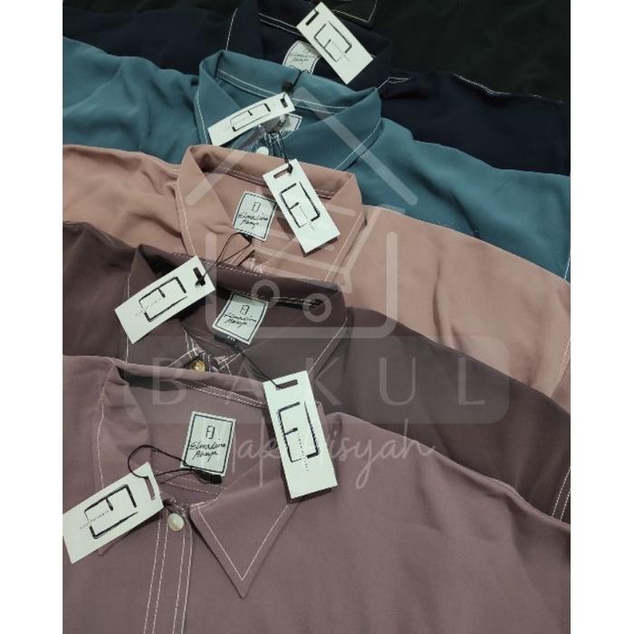 Ready- [NWT] Elmadina Abaya: Kemejabaya Jaya 2 Pieces Biassa Saaja Timeless Literally SIA Helena Aba