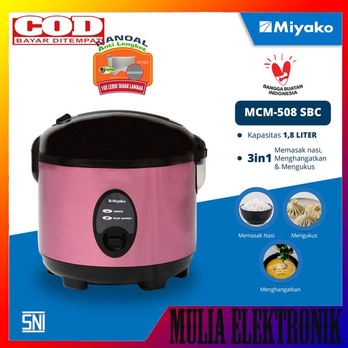 Miyako Magic Com 3 In 1 1.8 Liter MCM -1.8 Liter MCM - 508 SBC ORI PROMO