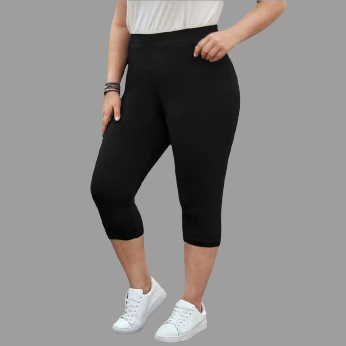 Legging Spandek 7/8 Wanita Celana Santai & Gym Celamis Olahraga Nyaman Dan Fleksibel Leggings Pendek