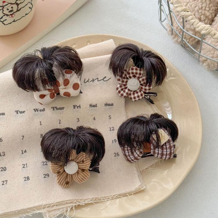 Jepit Rambut Bayi Rambut Palsu/ Jepit Rambut Bayi Lucu