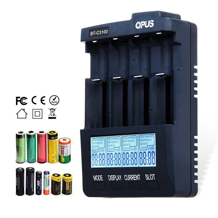 Standard Battery Charger Opus BT-C3100 V2.2 Digital Intelligent 4