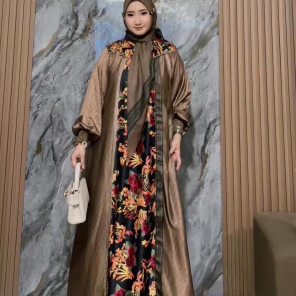Ready Gamis set Scraft BY ALQIBLAT SYARI