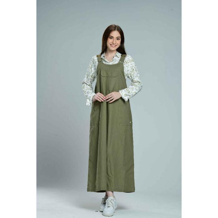 C2 Veneto Green Overall Wanita
