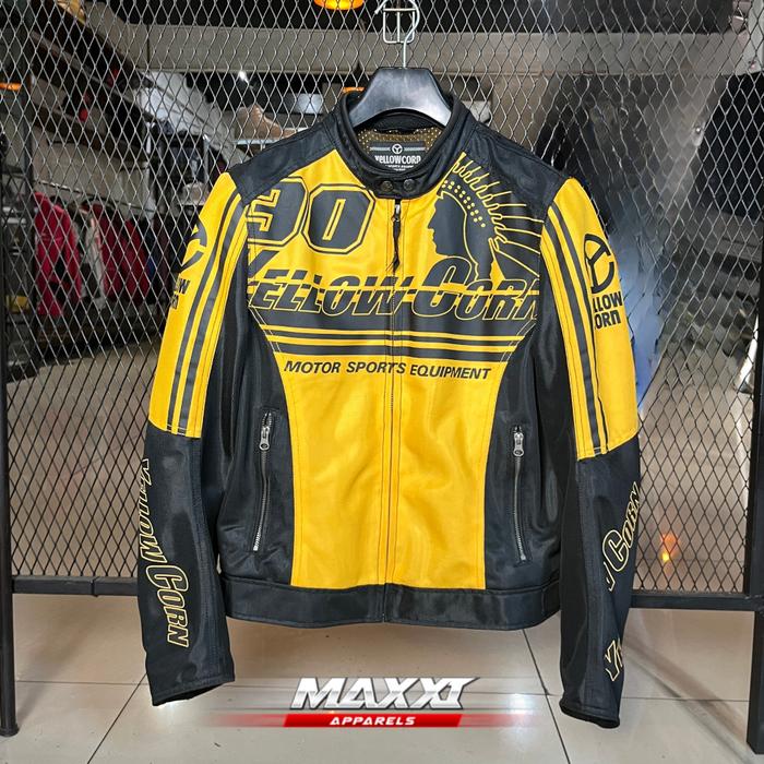 Jaket motor Yellow Corn | YC BB-7138 Yellow | Jaket riding pria | Original Yellow Corn