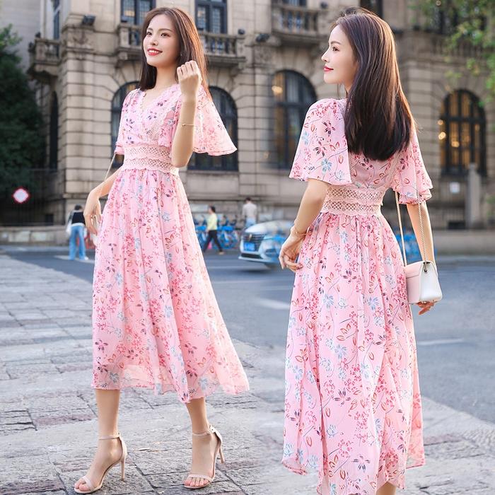 COD dress pantai/dress korean style/Dress korea/dress korea /korean dress dress/ korean style long d