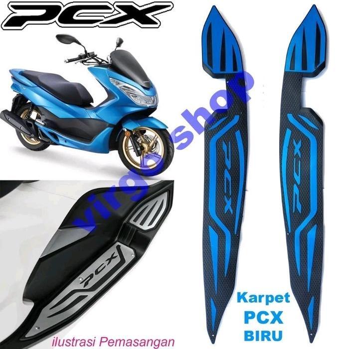 karpet motor PCX 150 PCX 160 Lokal karpet Bordes karet Pijakan kaki PCX