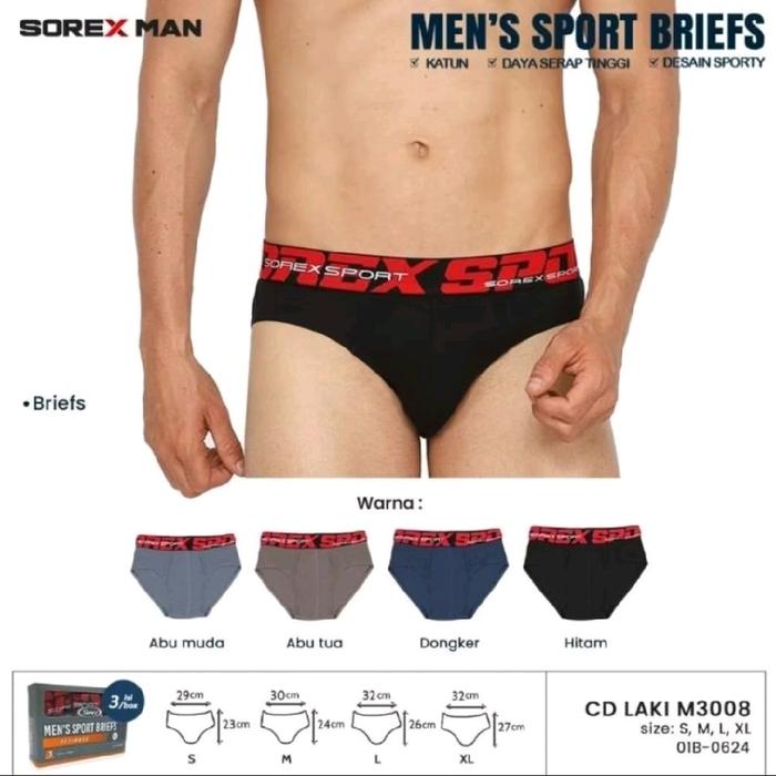 Celana Dalam  Pria Sorex Man Sport 3008