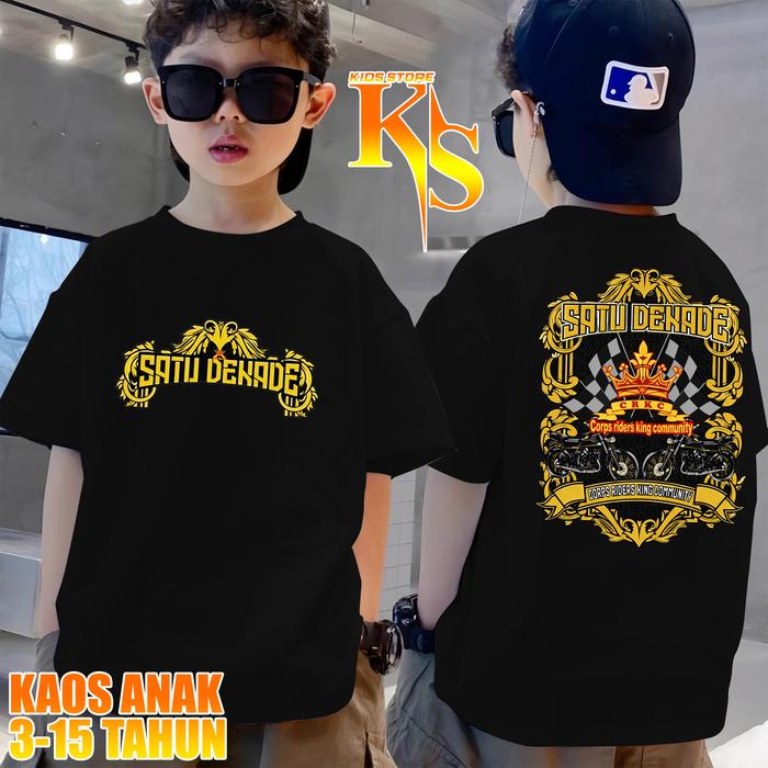 Kaos Anak KAOS SATU DEKADE CRKC//KAOS RX KING ORIGINAL 2023