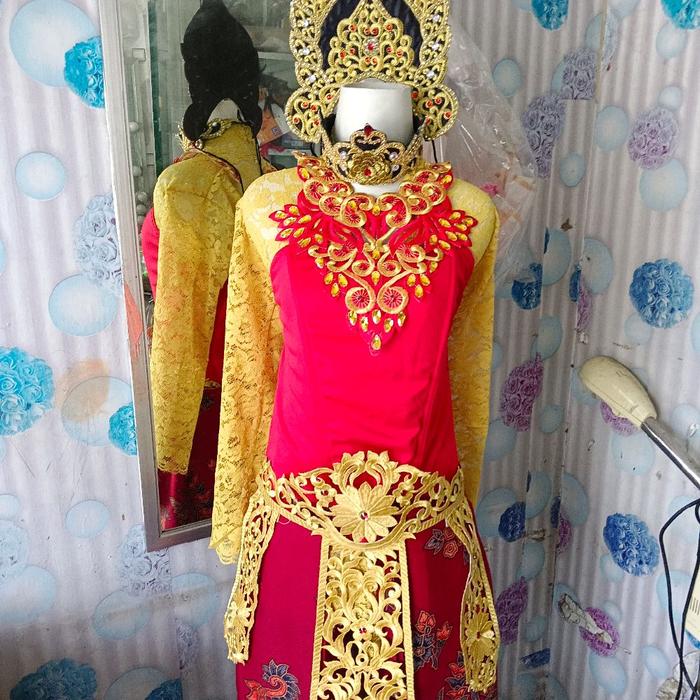 kostum tari jaipong / baju tari jaipong / set tari lengkap
