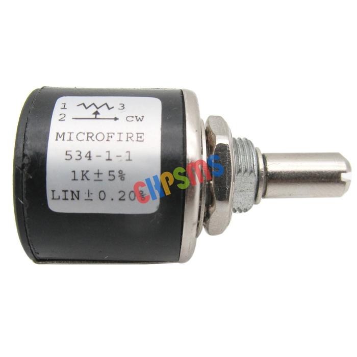 Potensiometer Microfire 534-1-1 1 K Cocok untuk Mesin Bordir SWF