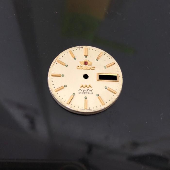 Dial jam tangan orient AAA gold siap pakai mulus