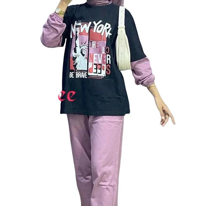 New One set new york Original pojee Matt kombed 20s premium Baju LD 110 Pb 70 Model bawah lurus