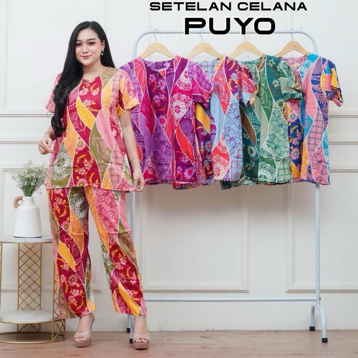 Setelan babydoll panjang bal/one set celana panjang/one set daily/ootd panjamas/piyama setelan tidur