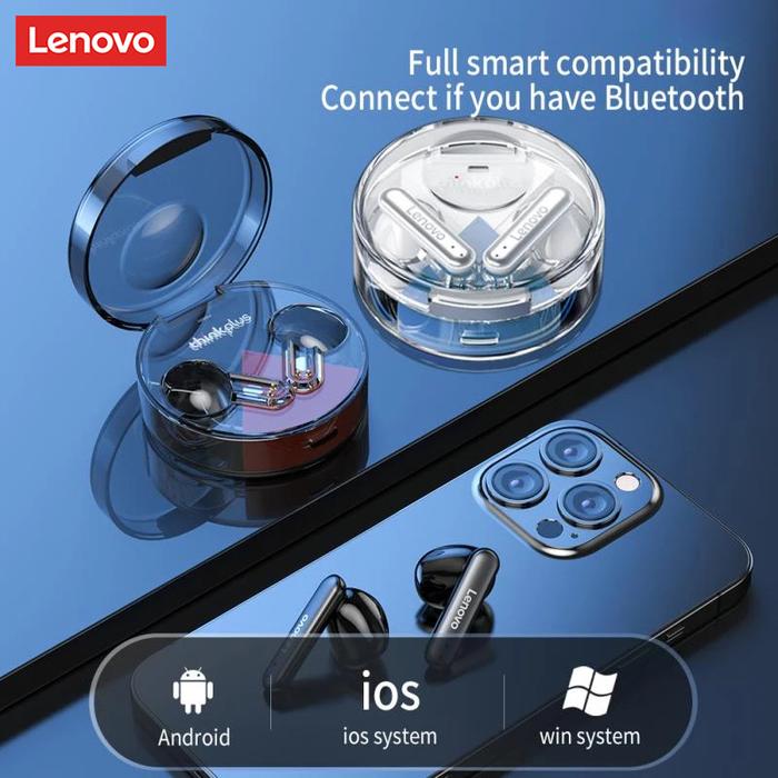 Lenovo LP10 Headset Sentuh Asli Bluetooth 5,0 Tws Headset Nirkabel