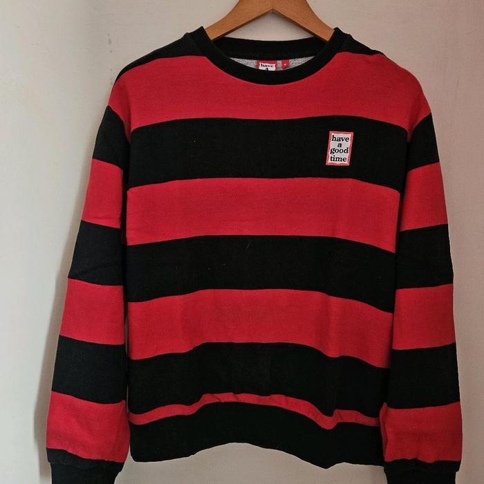 CREWNECK HAGT HAVE A GOOD TIME SALUR MERAH SECOND ORIGINAL