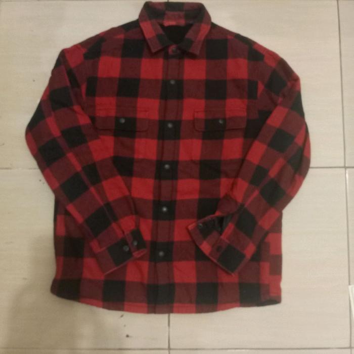 flanel sherpa brand uniqlo