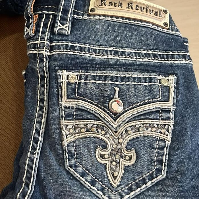 Rock Revival Jeans Women Original Size 25,26 Brand New, Not Miss Me Celana Wanita Denim