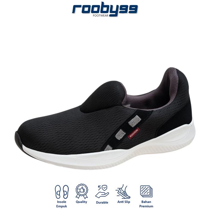 Sepatu Sneakers Pria Sepatu Casual Slip On Sepatu Sport Keren Cowok Roxy