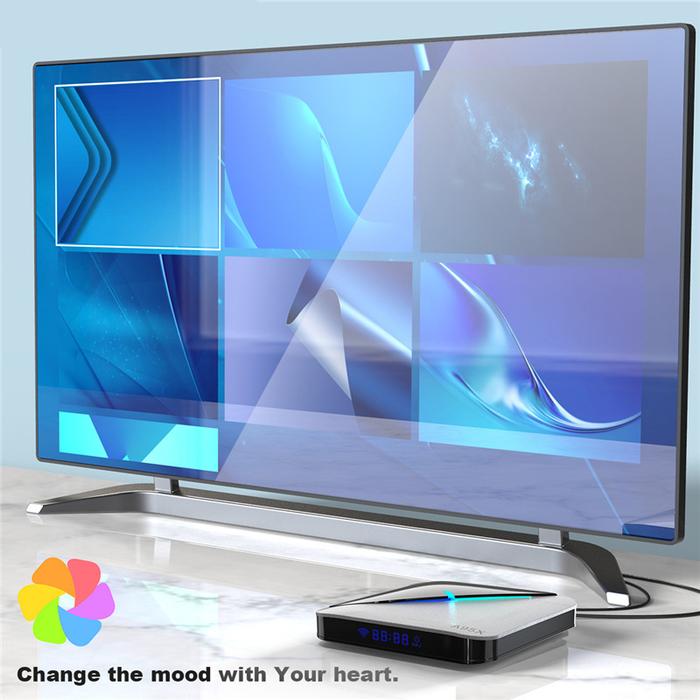 WOOPKER A95X Set Top Box Android 9.0 RGB Light TV Box Amlogic S905X3