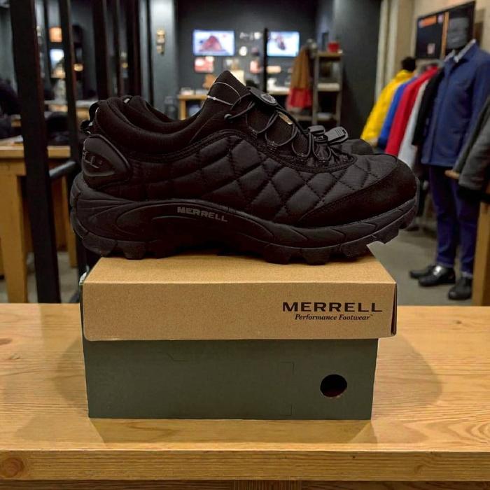 Merrell Performance Footwear Sepatu Outdoor Hiking Trail Waterproof Quilted Black Guarantee
