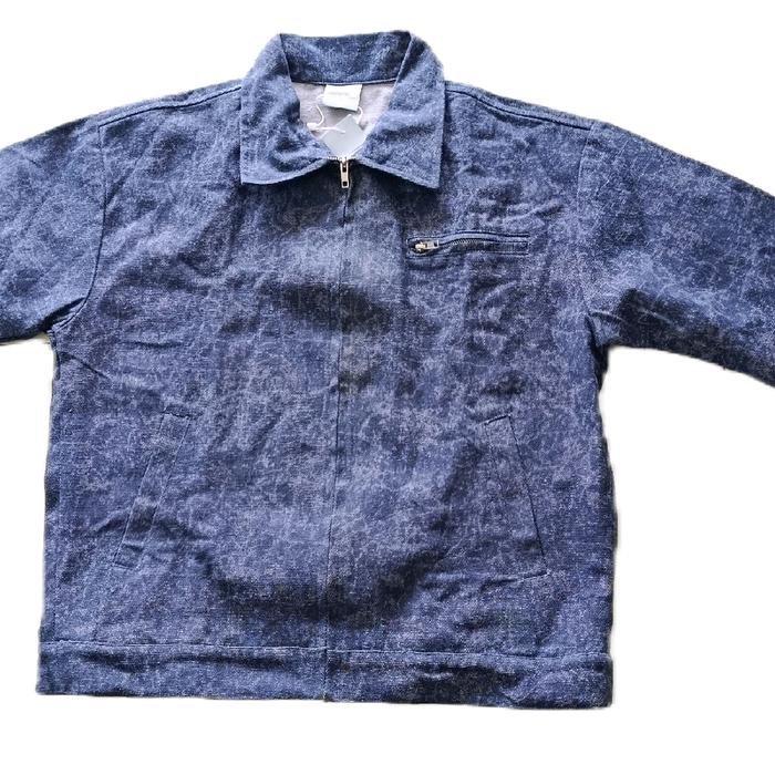 Jacket Jeans - Washed Vintage Workjacket Blue  size X-Large