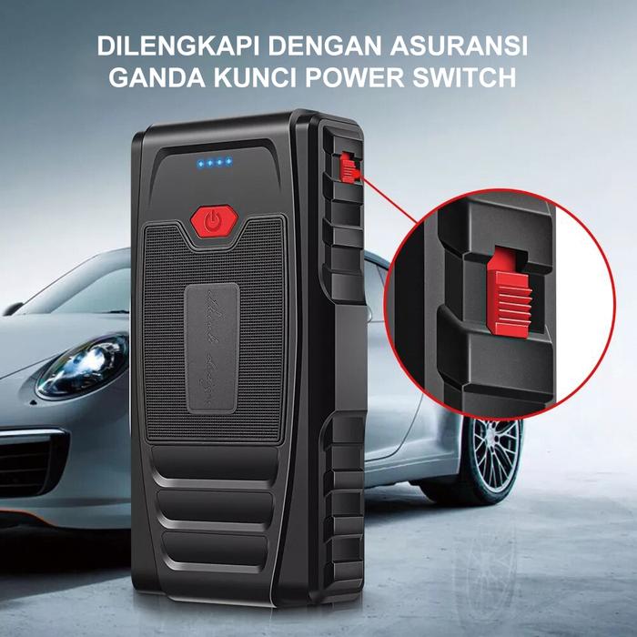 Mansoon⚡ Jumper Aki Mobil Powerbank Portable Jumper Aki Mobil Dan Pompa Ban Power Bank Charger Aki M
