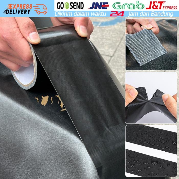 5CM/10CM*10M Lakban Isolasi Kain / Warna Hitam Cloth Tape / Lakban Hitam Kain / Isolasi Jilid Cloth 
