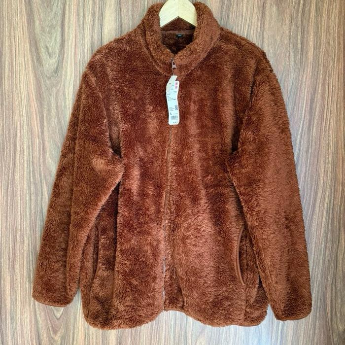 Sherpa Jacket Uniqlo BNWT Bekas Nih With Tag Second Original