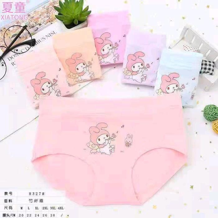 #8327 (Isi 4 Pcs,6 Pcs,1 Lusin) Celana Dalam CD Anak Perempuan/Cewe  usia 1-13 tahun (Celana Dalam C