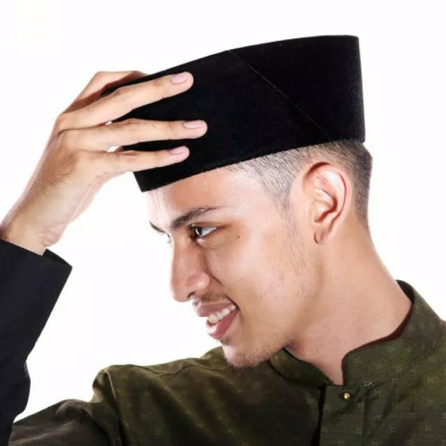 KOPIAH SONGKOK HITAM / KOPIAH HITAM / PECI HITAM / SONGKOK HITAM POLOS