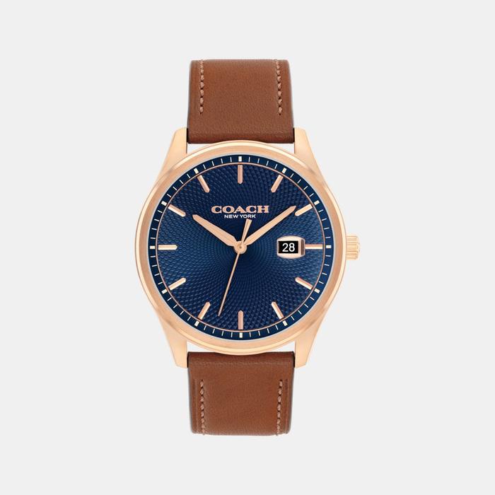 COACH Oliver Blue Men's Watch - Jam Tangan Pria