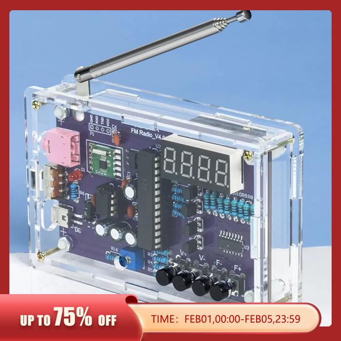 Tube kit modul penerima Radio FM elektronik DIY suku cadang sirkuit