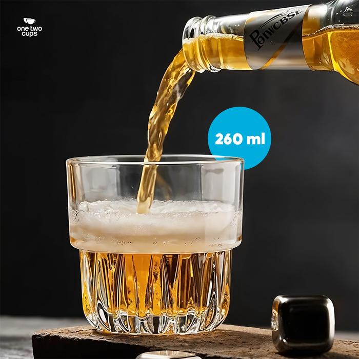 Ambar Mall | Gelas Minum Kaca | Wadah Kopi dan Teh | Model Gelas Old Fashioned
